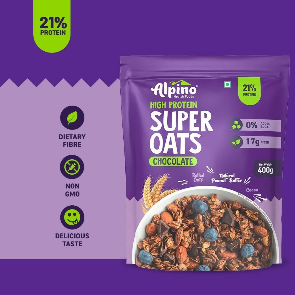 Alpino High Protein Super Rolled Oats Chocolate Alpino