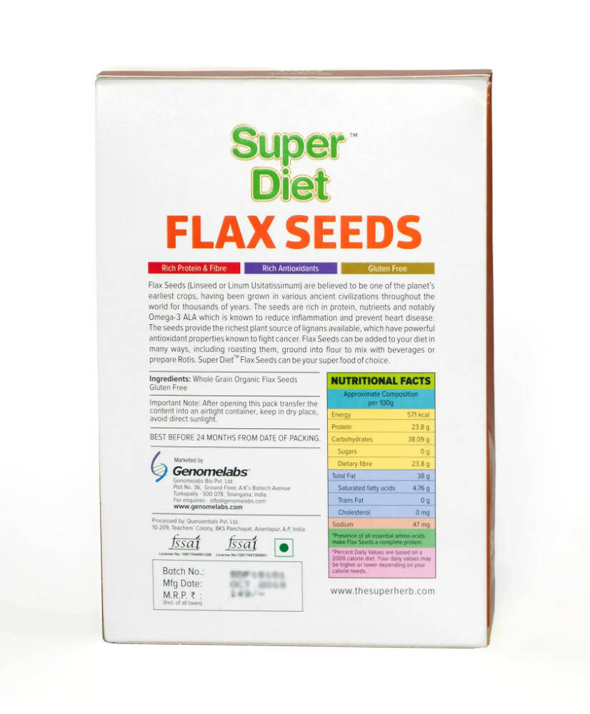 Super Diet Flax Seeds Super Diet