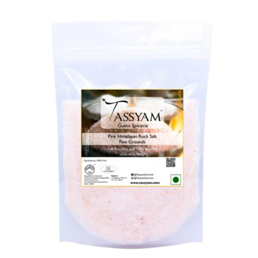Tassyam Organics Pink Himalayan Rock Salt Fine Grounds - Safuron