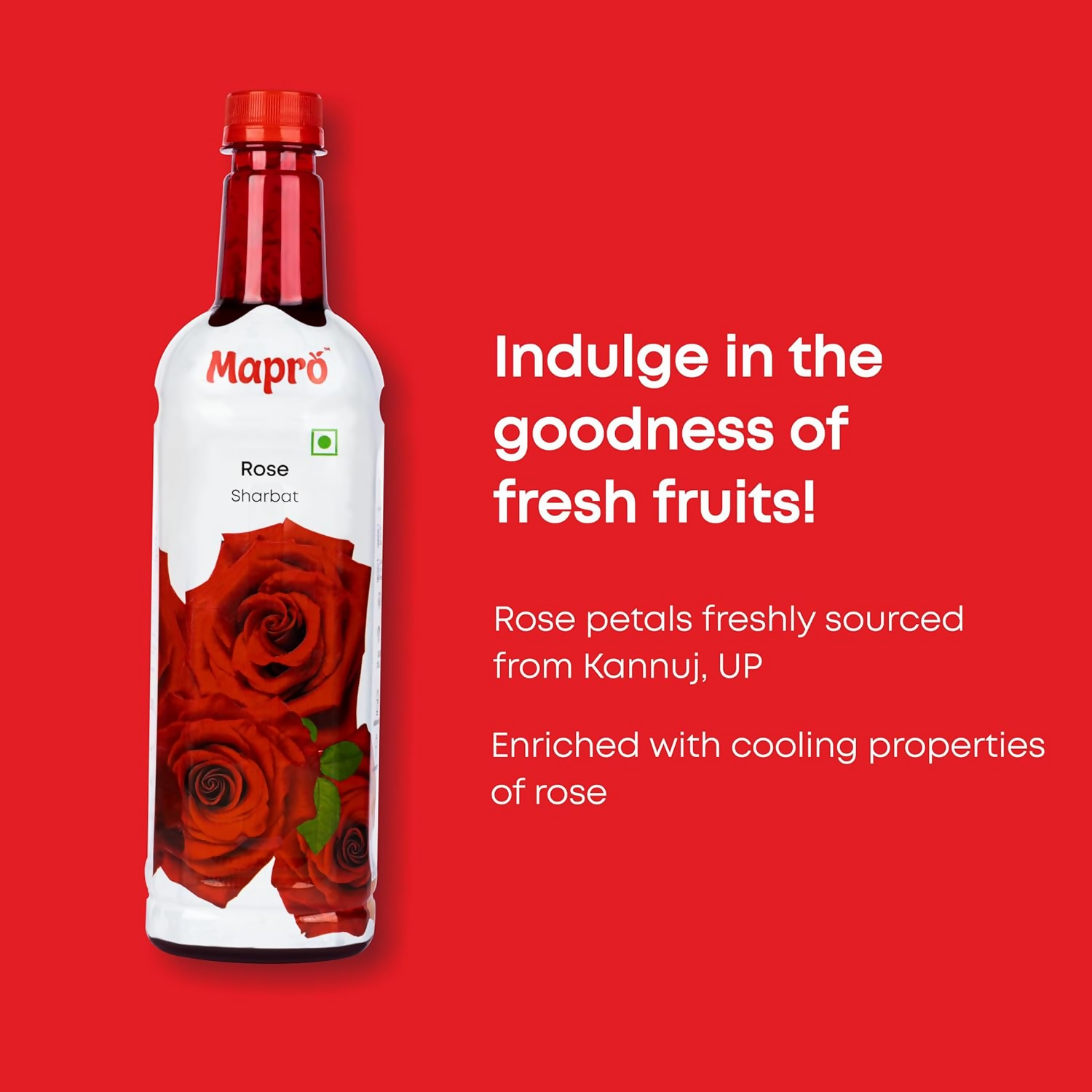Mapro Rose Sharbat Bottle Mapro