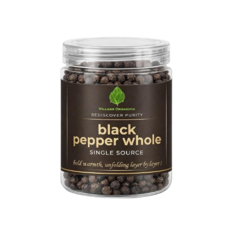 Village-Organica Black Pepper Whole - Dista