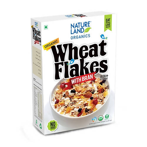 Nature Land Organics Wheat Flakes - Safuron
