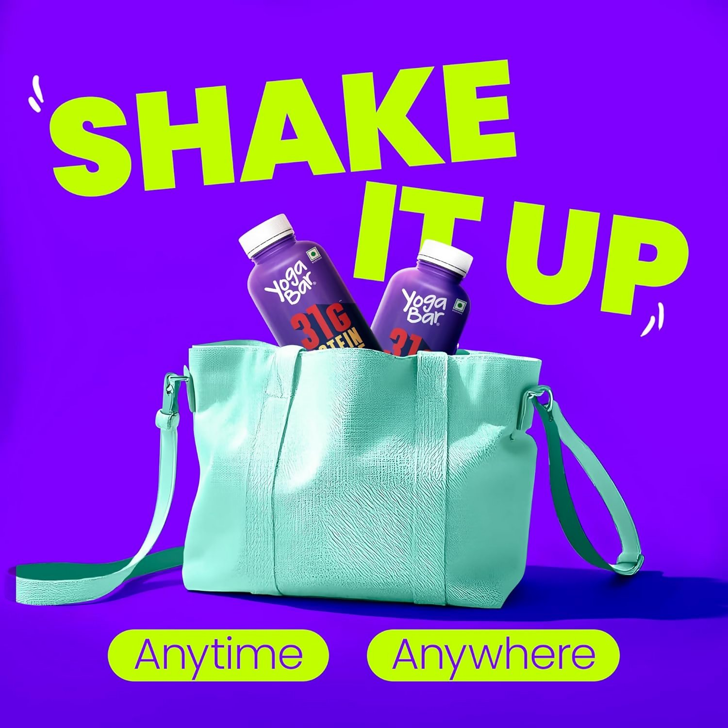 Yoga Bar 31G Protein Shake - Double Chocolate Yoga Bar
