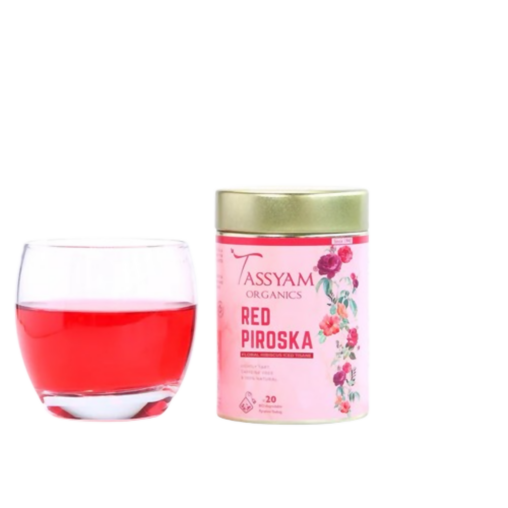 Tassyam Organics Red Piroska Biodegradable Teabags - Safuron