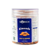 Sorich Organics Salted & Black pepper Almonds - Safuron