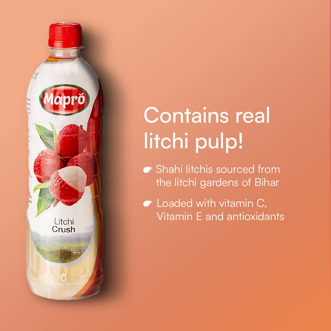 Mapro Litchi Crush with Litchi Shreds Mapro