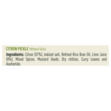Priya Citron Pickle Without Garlic Priya