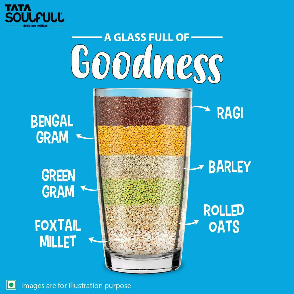 Tata Soulfull Nutri Drink+ For Kids With Millets - Cookie & Cream Flavor Tata Soulfull
