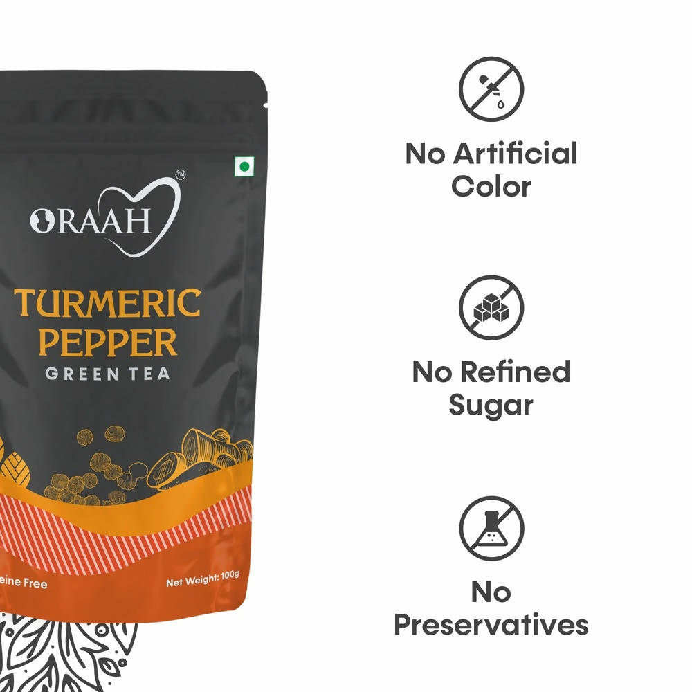 Oraah Turmeric Pepper Green Tea Oraah