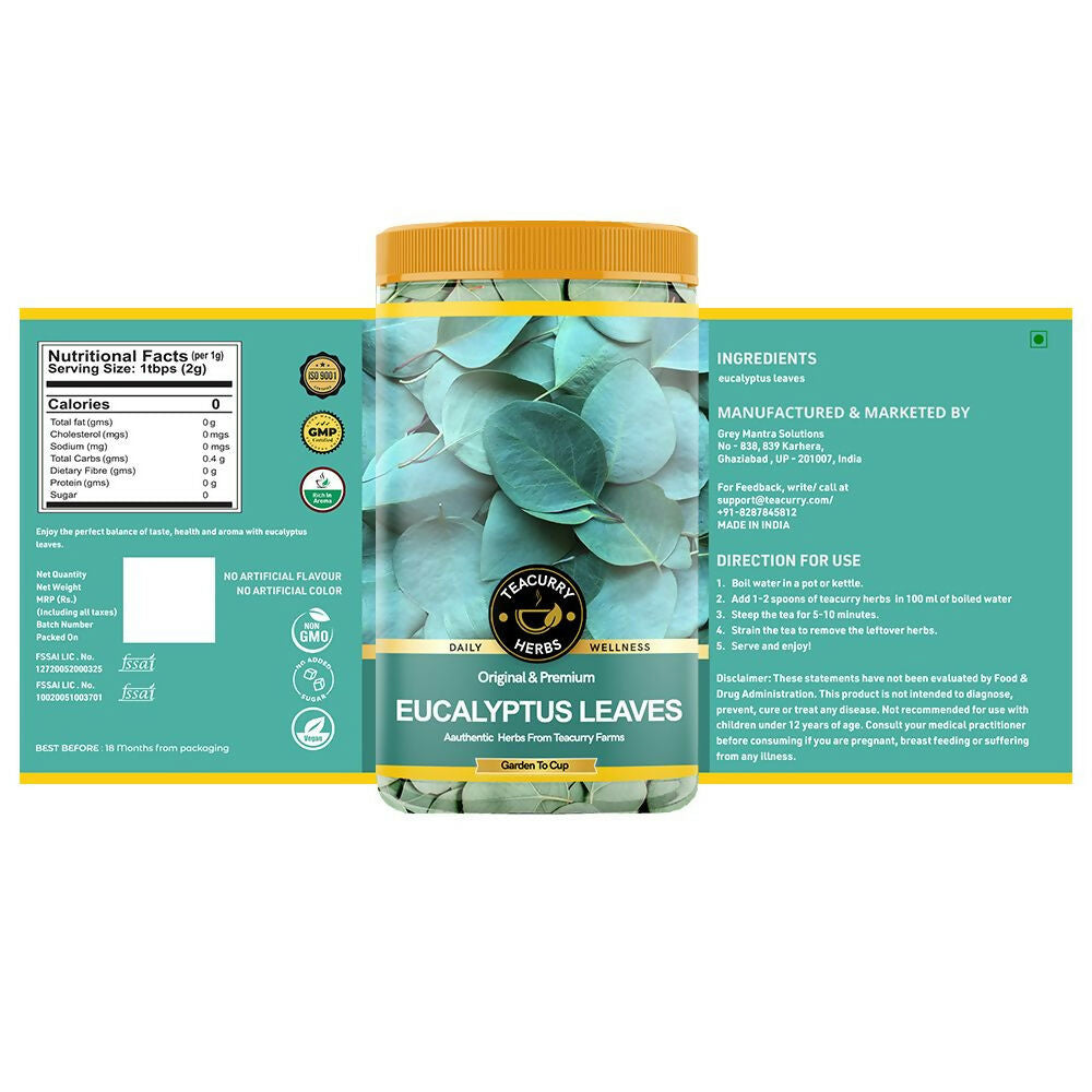 Teacurry Organic Eucalyptus Leaves Teacurry