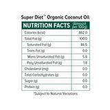 Super Diet Organic Coconut Oil Super Diet