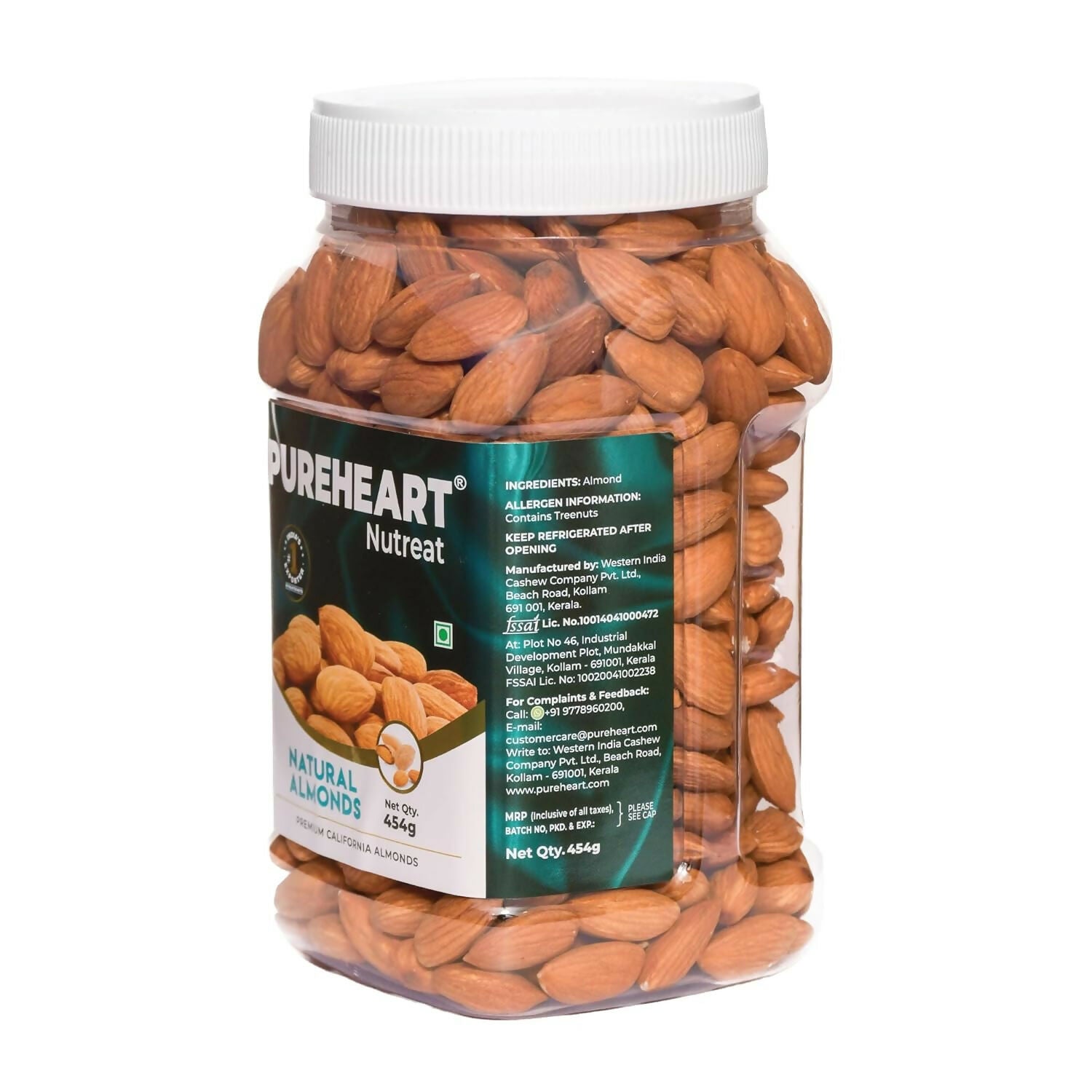 Pureheart Nutreat Natural Almonds Pureheart