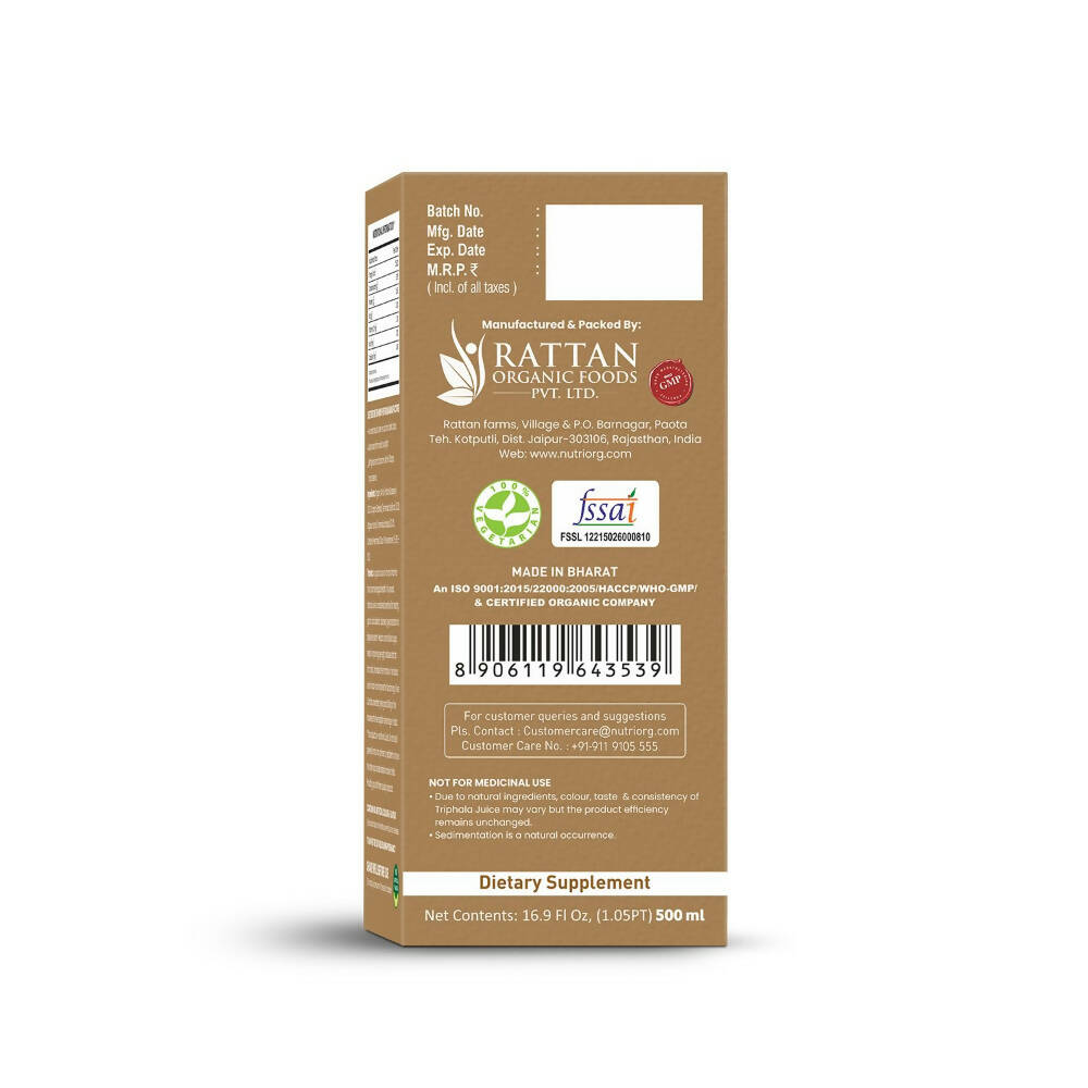 Nutriorg Triphala Juice Nutriorg