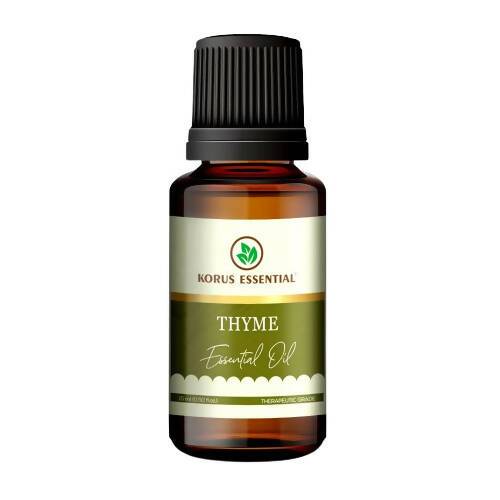 Korus Essential Thyme Essential Oil - Therapeutic Grade - Safuron