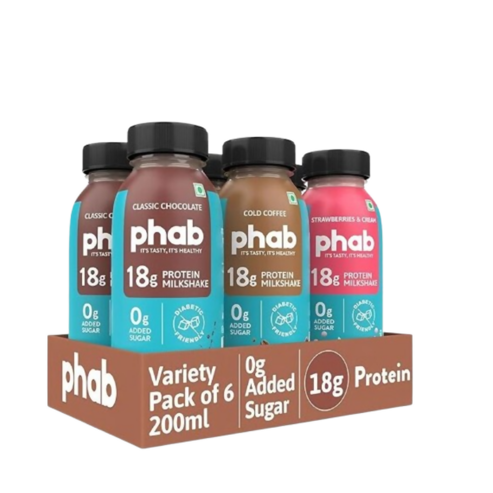 Phab Assorted Protein Milkshake With Protein Shake - Dista