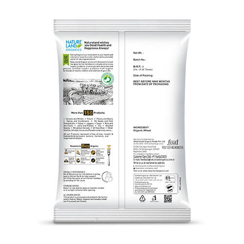 Nature Land Organics Wheat Suji Nature Land Organics