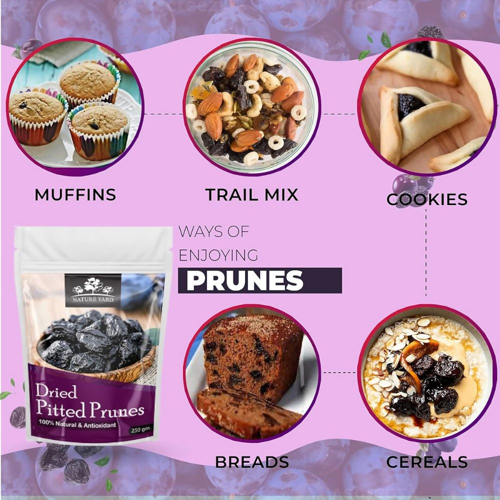 Nature Yard Organic Pitted Prunes Dry fruit Nature Yard