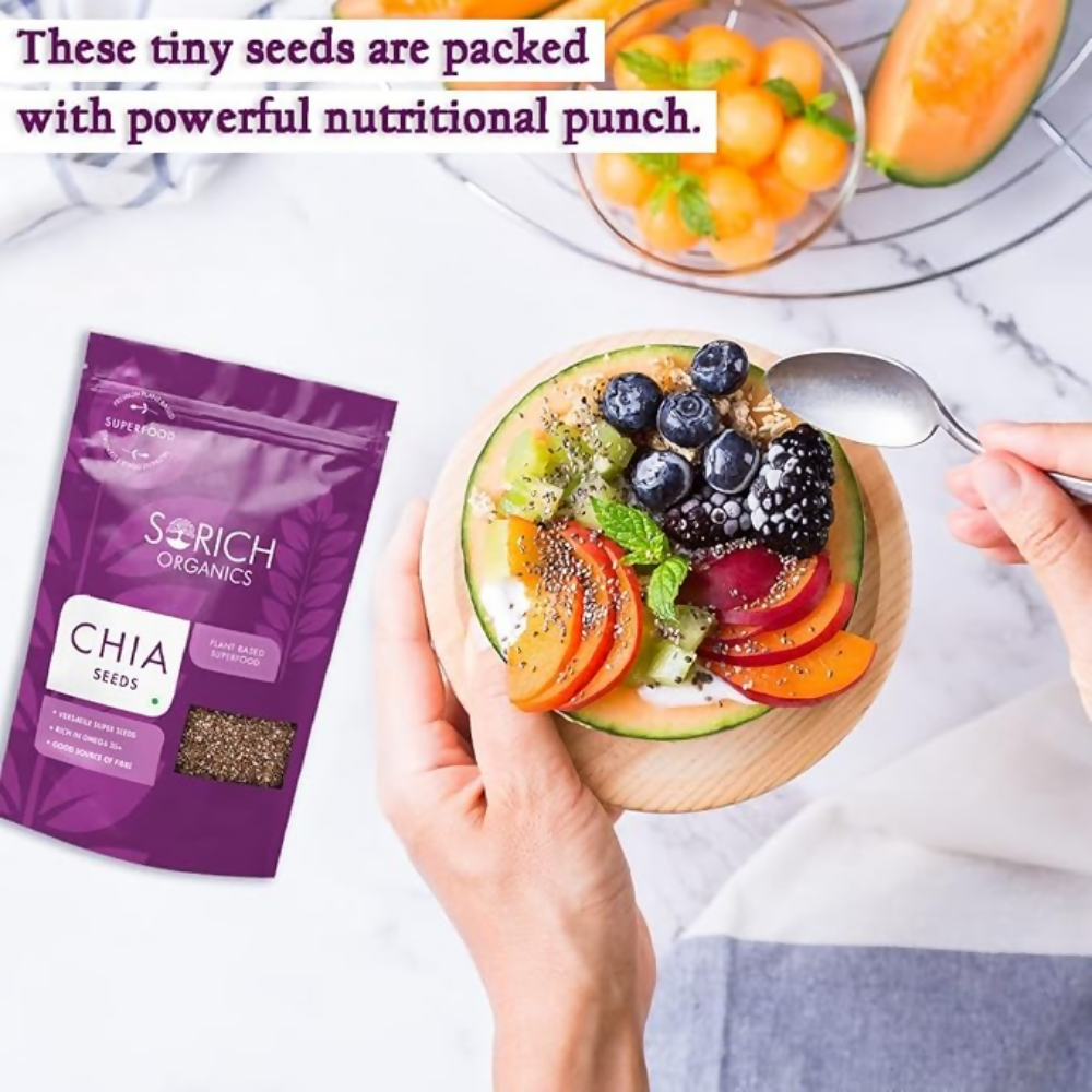 Sorich Organics Raw Chia Seeds and Flax Seeds Sorich