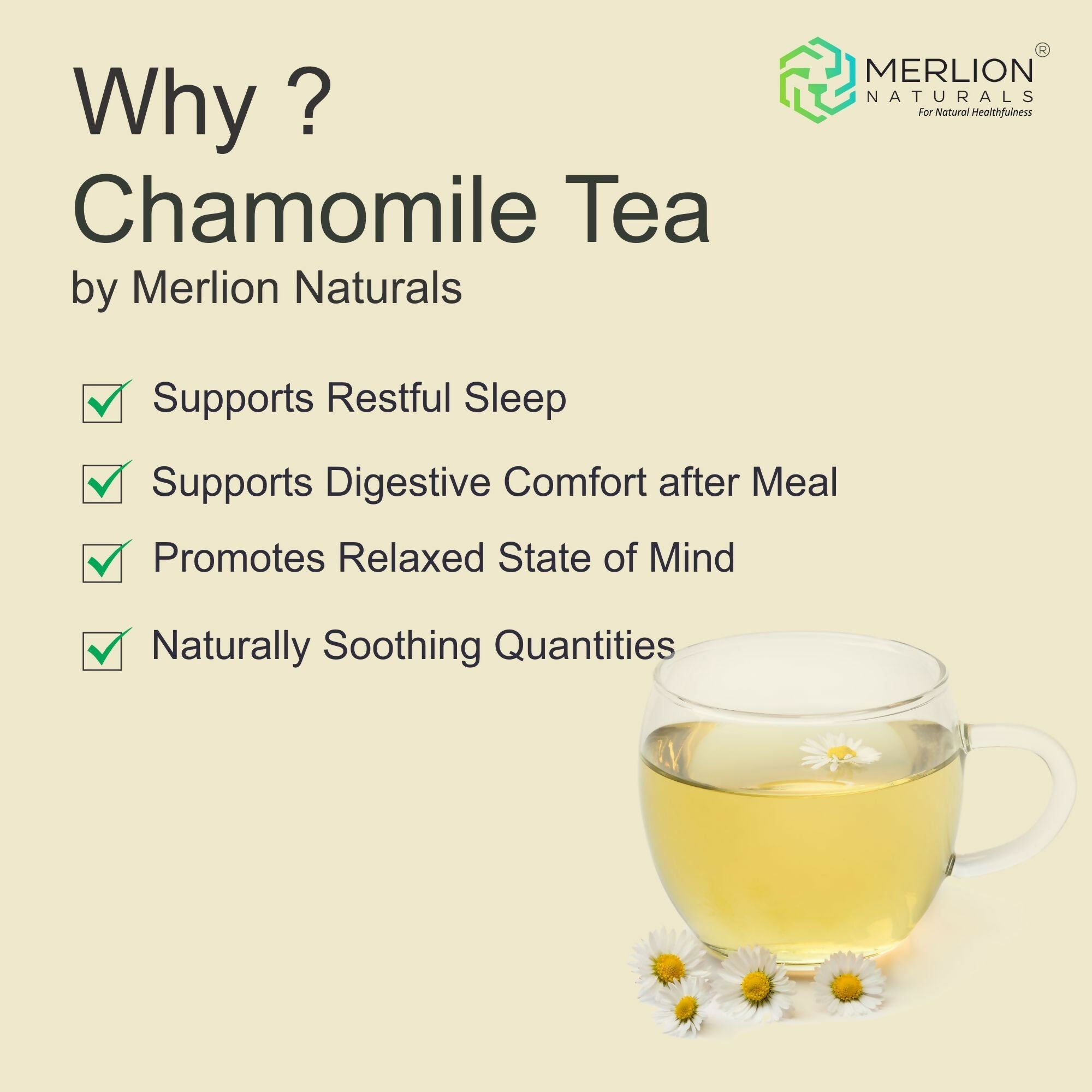 Merlion Naturals Chamomile Tea Bags Merlion Naturals