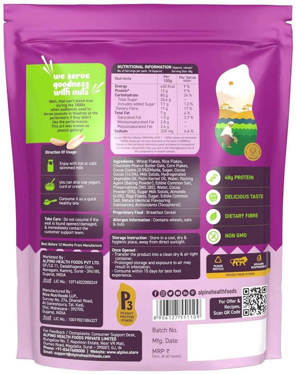 Alpino Chocolate Super Muesli Nuts & Cookies Alpino