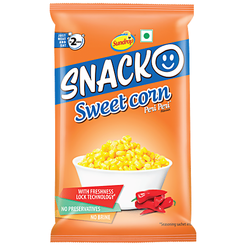 Sundrop Snacko Instant Sweet Corn - Peri Peri Flavour - Dista