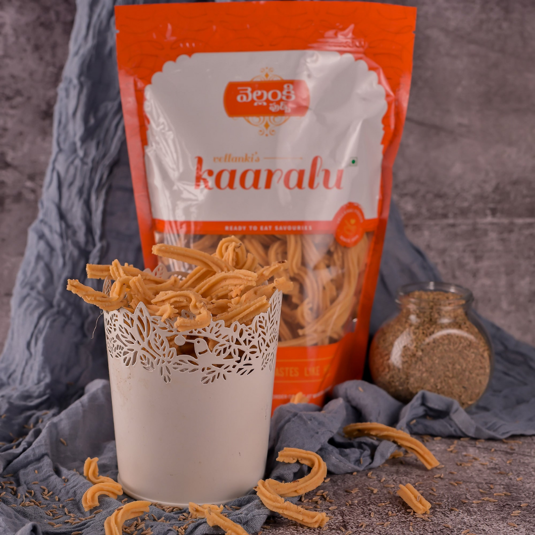 Vellanki Foods Murukulu | Ready to Eat Snacks | Flavourful Namkeens | No Artificial Preservatives Vellanki Foods