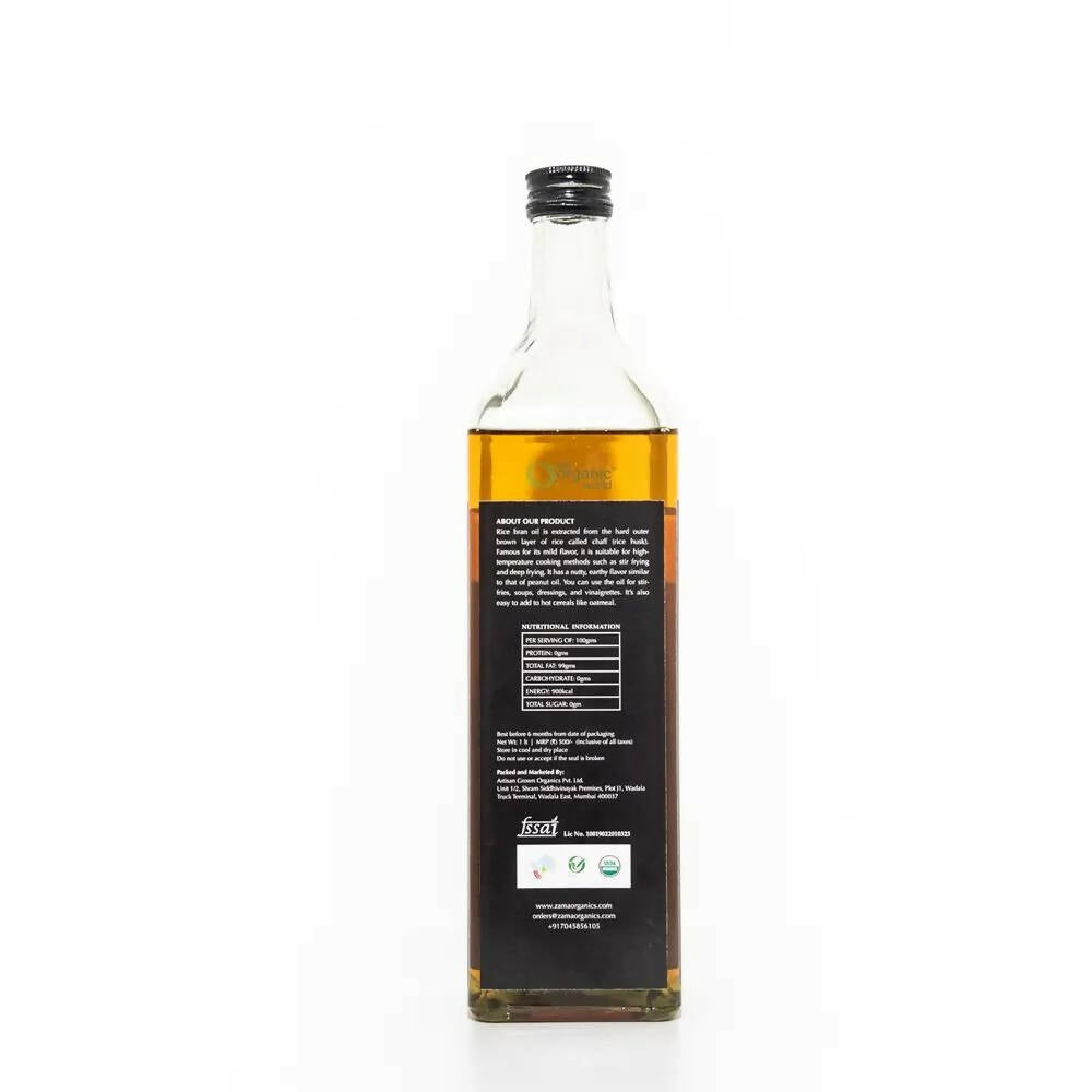 Zama Organics Rice Bran Oil Zama Organics