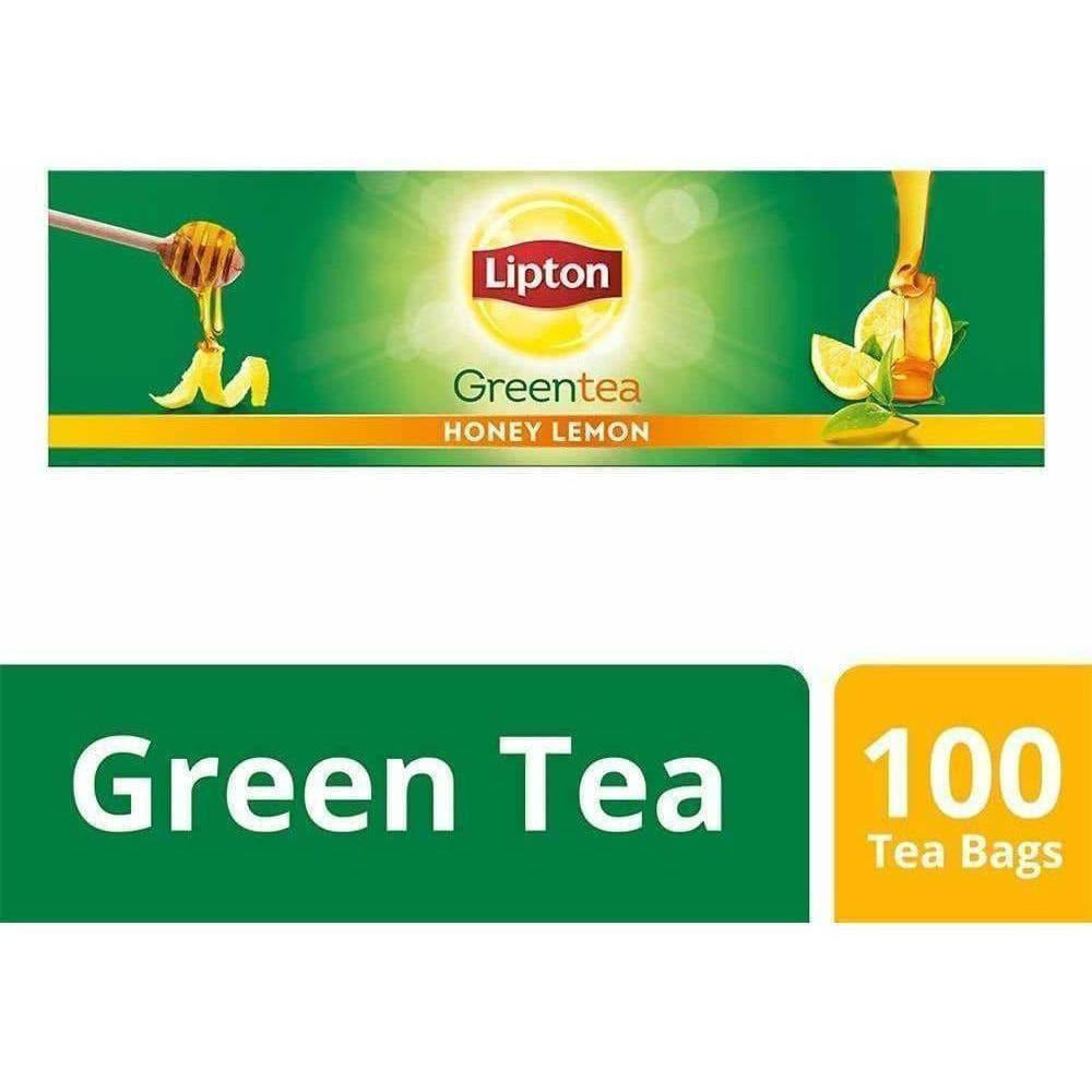 Lipton Honey Lemon Green Tea Bags - 100 Tea Bags Lipton