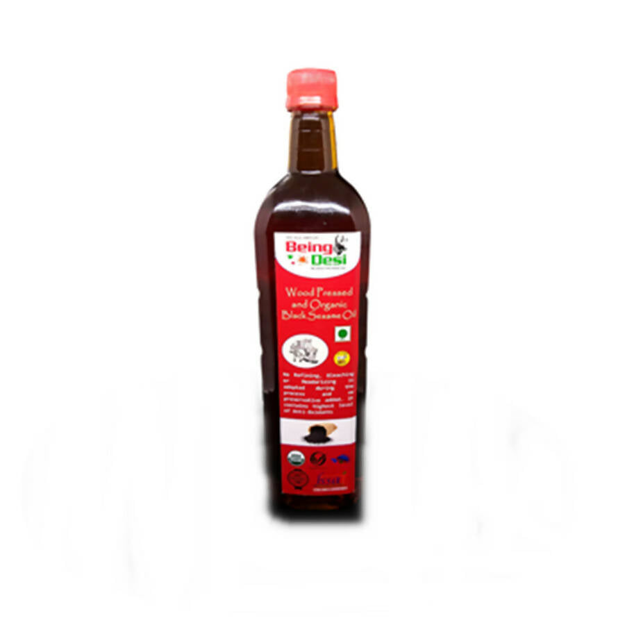 Being Desi Wood pressed Organic Black Sesame Oil - Safuron