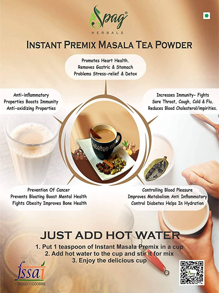 Spag Herbals Premium Instant Masala Tea Powder Spag Herbals