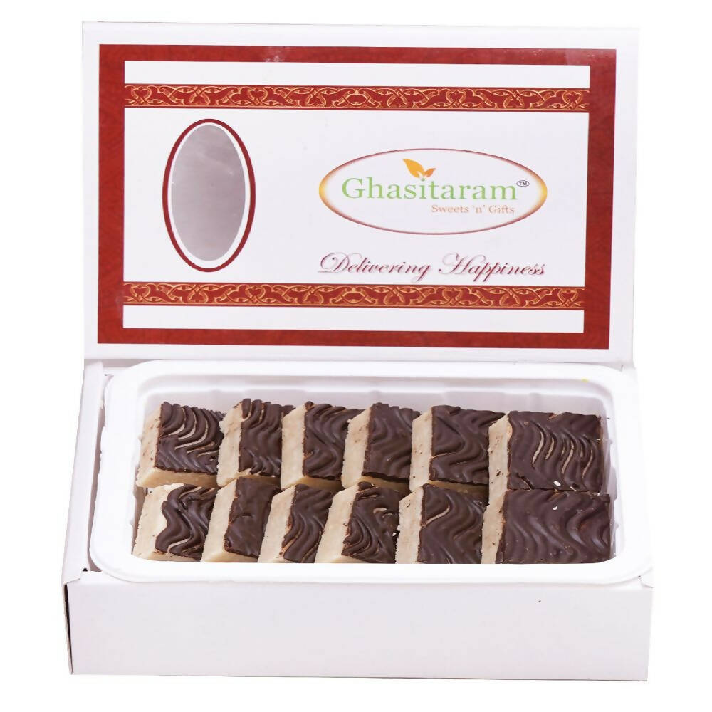 Ghasitaram Chocolate Coated Kaju Katli Sweets - Safuron