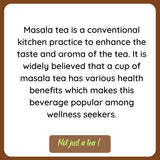 Satvi Wellness Tea masala | Indian Chai Masala | Tea Enhancer | Ginger tea mix Satvi Wellness