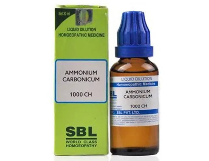 SBL Homeopathy Ammonium Carbonicum Dilution - Safuron