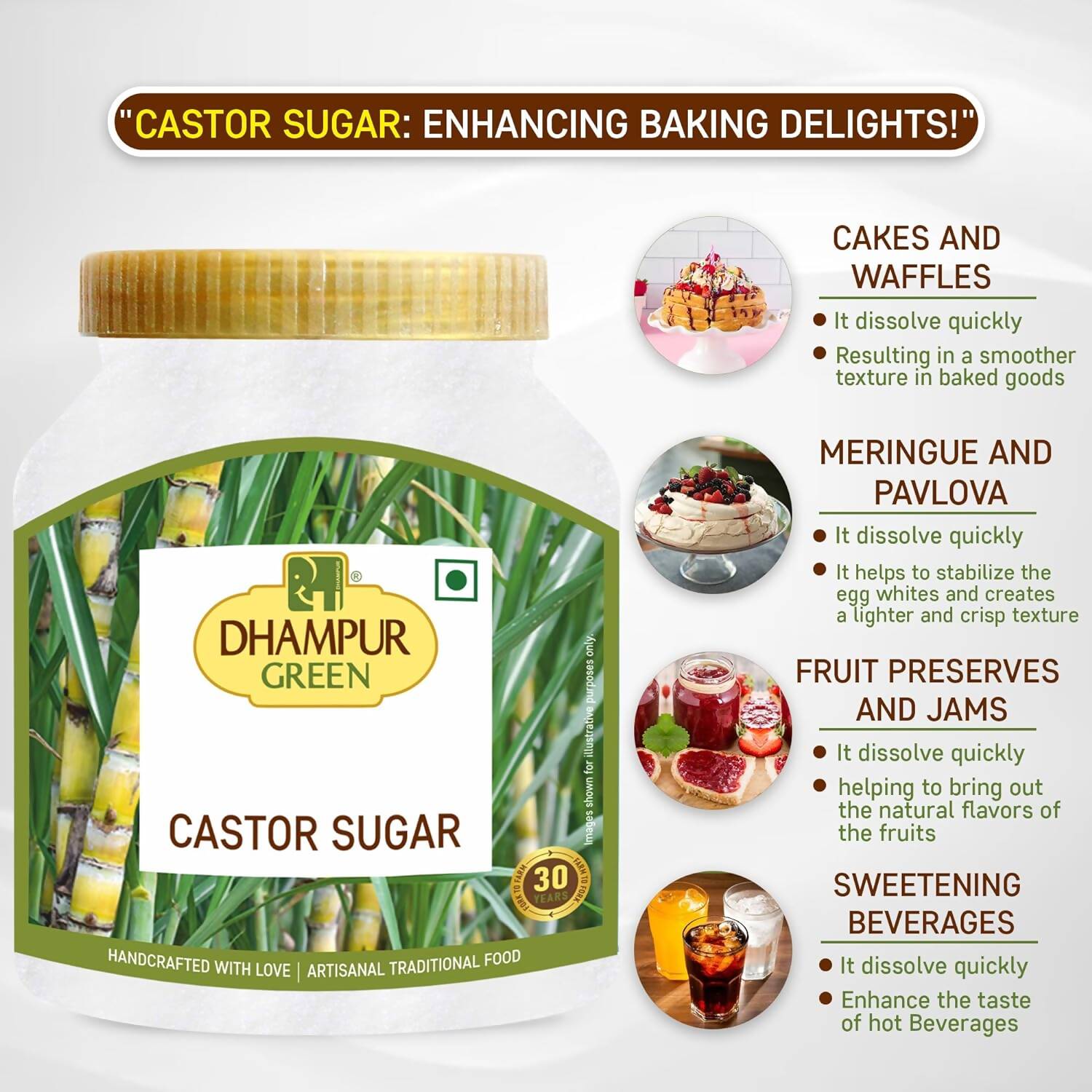 Dhampur Green Castor Sugar Dhampur Green