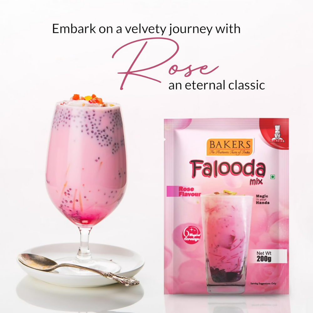 BAKERS Rose Flavored Falooda Mix BAKERS