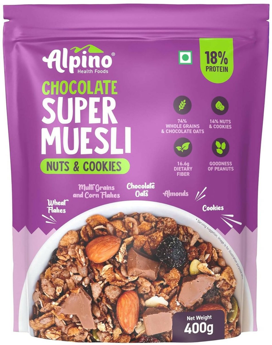 Alpino Chocolate Super Muesli Nuts & Cookies - Safuron