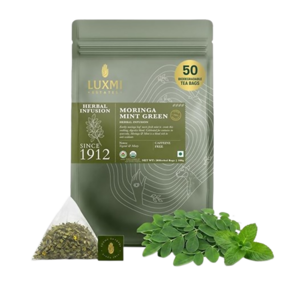 Luxmi Estates Moringa Mint Herbal Infusion - Dista