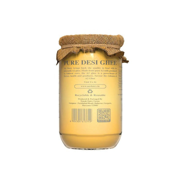 Mr. Dairy A2 Ghee | 100% Pure and Natural Ghee | Cultured Desi Ghee From A2 Milk Mr. Dairy