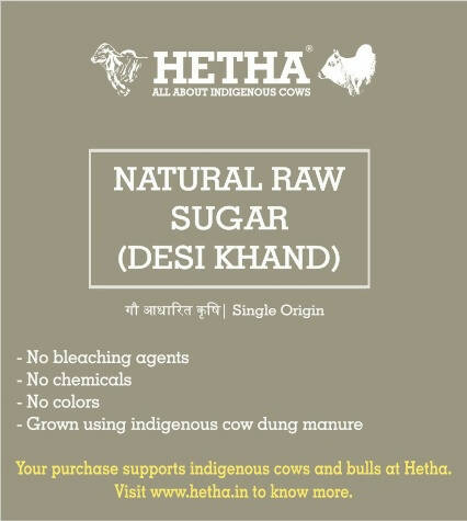 Hetha Natural Raw Sugar (Desi Khand) Hetha
