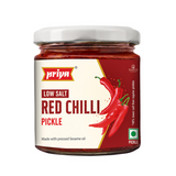 Priya Low Salt Red Chilli Pickle Priya