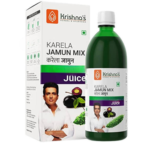 Krishna's Herbal & Ayurveda Karela Jamun Mix Juice - Safuron