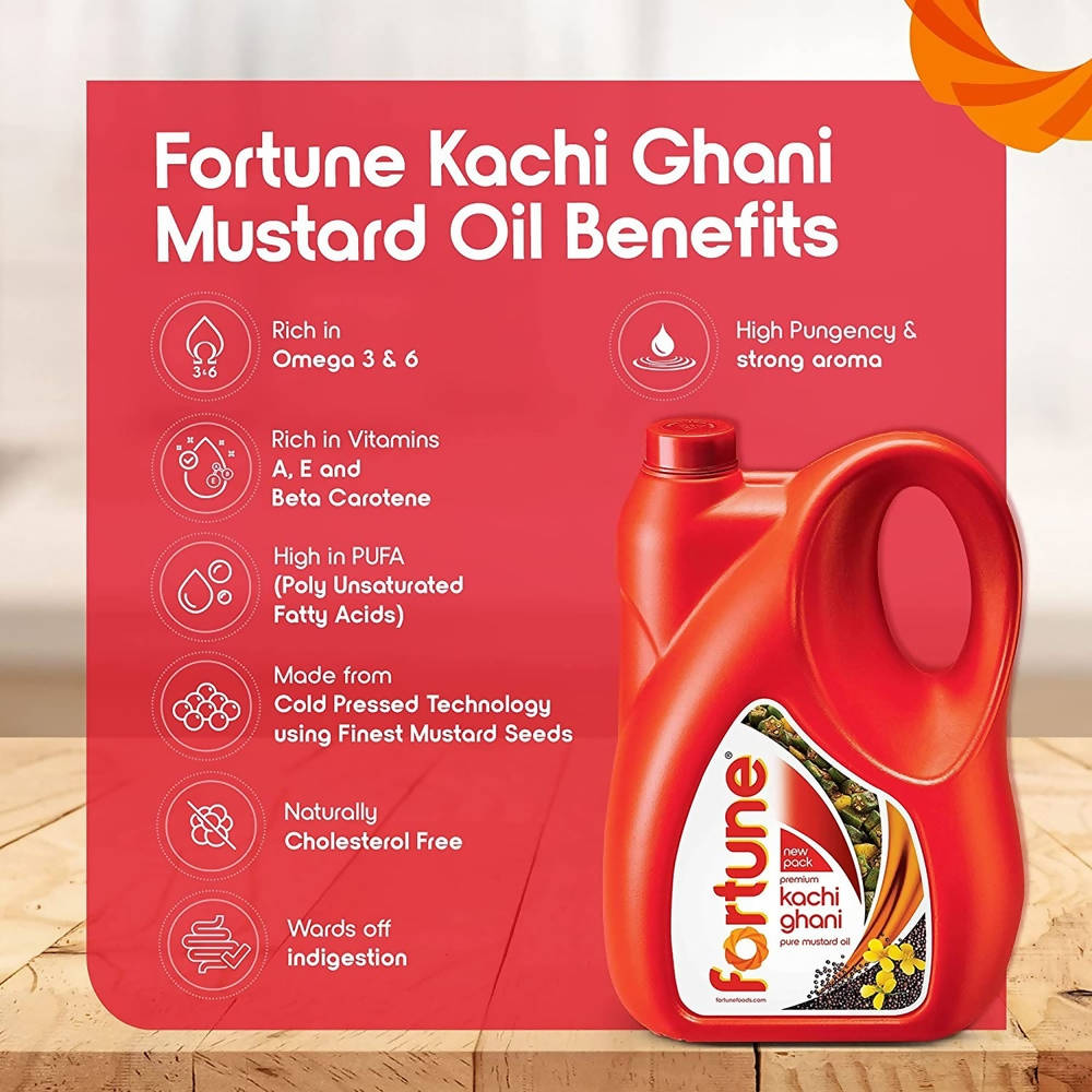 Fortune Premium Kachi Ghani Pure Mustard Oil Fortune