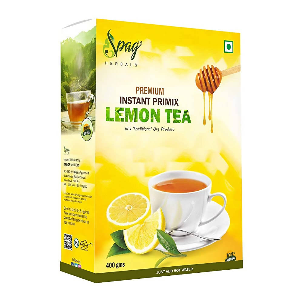 Spag Herbals Instant Premix Lemon Tea Powder - Safuron
