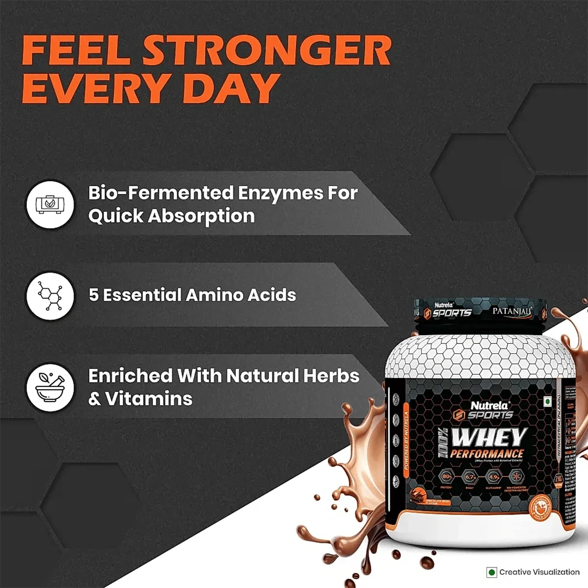 Patanjali Nutrela Sports Whey Performance (Choc-irish) Patanjali