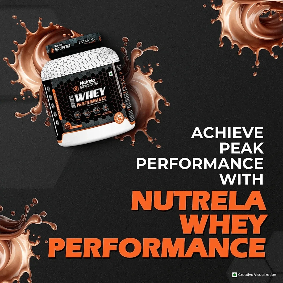 Patanjali Nutrela Sports Whey Performance (Choc-irish) Patanjali