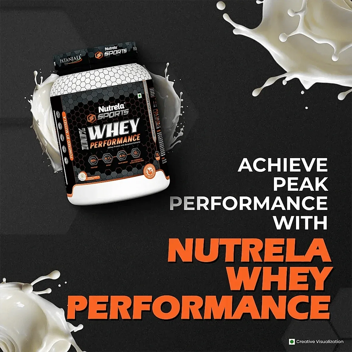 Patanjali Nutrela Sports Whey Performance (Fvic) Patanjali