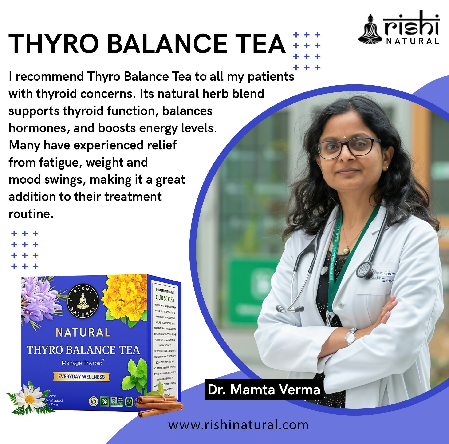 Rishi Natural Thyro Balance Tea Rishi Natural