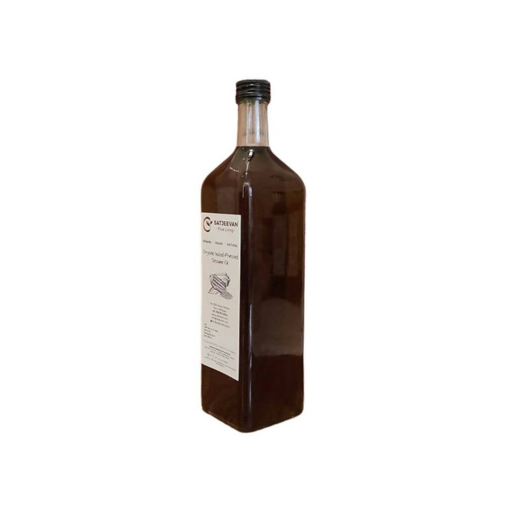 Satjeevan Organic Wood-Pressed Sesame Oil - Safuron