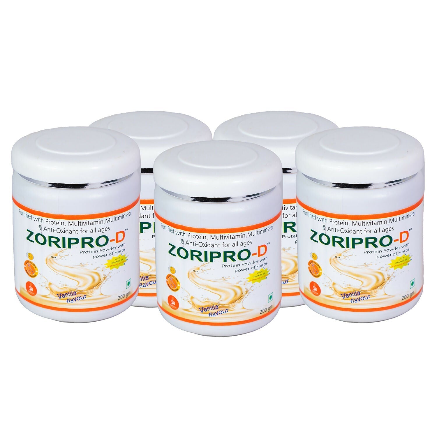 Zorilla Life Science Zoripro-D Protein Powder - Vanilla I Fortified with Protein I Multivitamin I Multimineral I Protein Powder with power of Herbs I Milk Protein with Power of Ashwagandha Zorilla Life Science