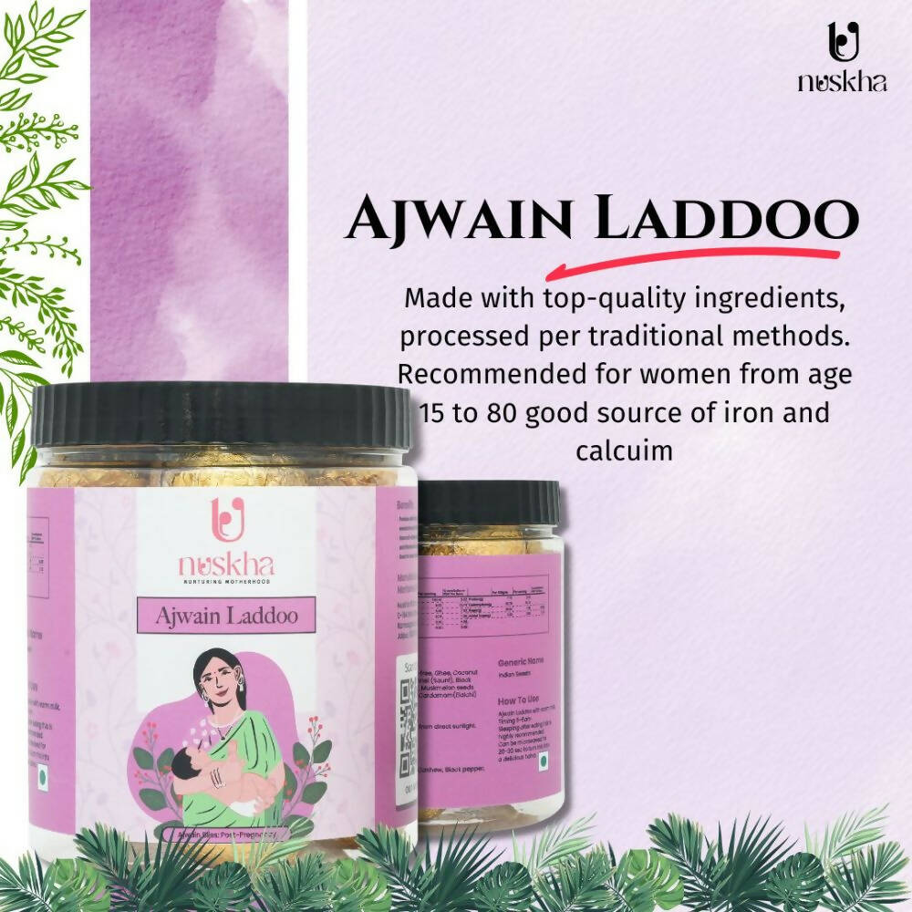 Nuskha Ajwain Laddoo (Post-Pregnancy) Nuskha